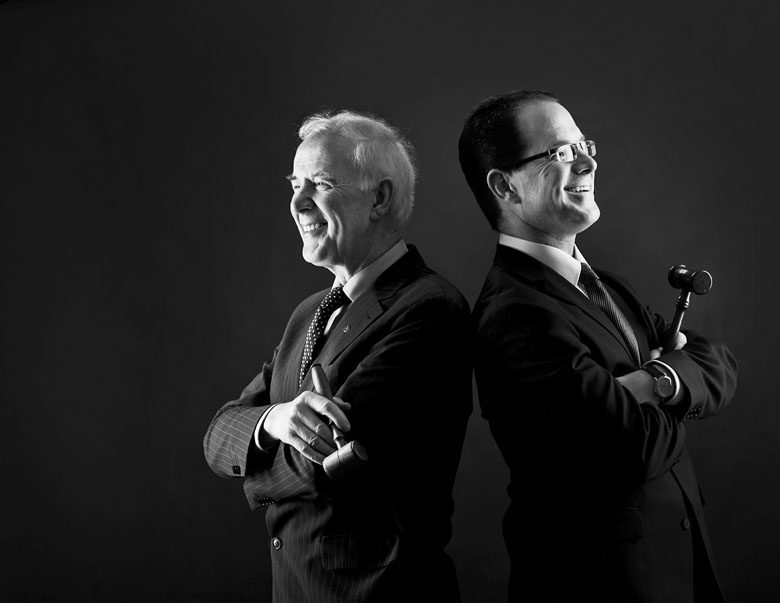 Pat and Gordon Kearney of Rooney's Auctioneers Limerick.  